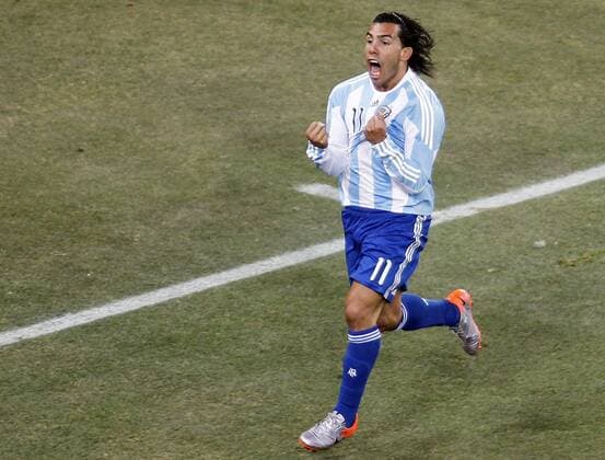Carlos Tevez (Argentinien) jubelt. x(134)xRodolfoxBuhrerx xLaxImagemx  (997)