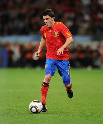 FUSSBALL WM 2010 ACHTELFINALE 29.06.2010 Spanien - Portugal David VILLA (Spanien)