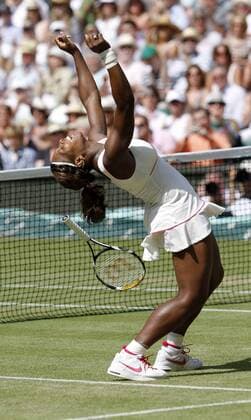 Serena Williams (USA) gewinnt Wimbledon 2010 -  LON2010070301