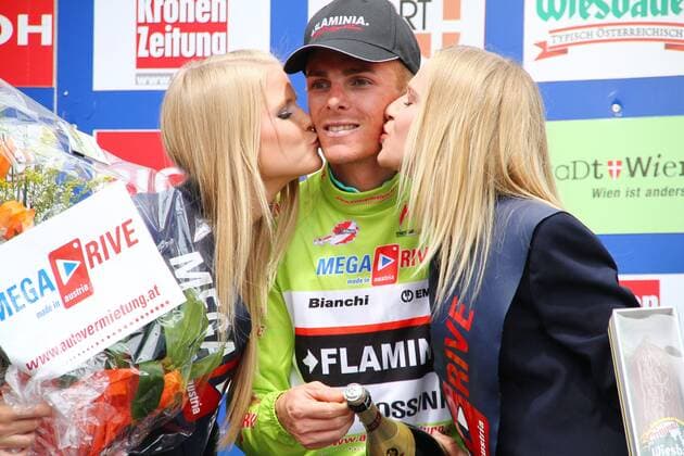 Radsport 62. Internationale Österreich - Rundfahrt 2010. 2 Etappe Landeck - Kitzbühler Horn - Etappensieger Riccardo Ricco (ITA), Team Ceramica Flaminia, 5Juli 2010 