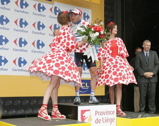 05.07.2010 - 97. Tour de France 2010, 2. Etappe: Brüssel - Spa - Jerome Pineau (FRA Qiuck Step) im Bergtrikot