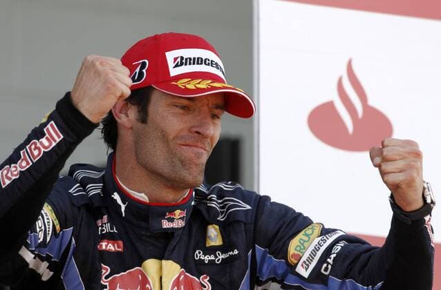 Motorsports Formula 1: World Championship 2010, GP of Great Britain, 06 Winner Mark Webber (AUS, Red Bull Racing), xHOCHxZWEIx o0 Sieg Jubel Freude