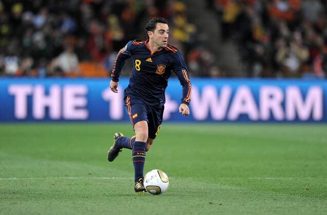 FUSSBALL WM 2010 FINALE 11.07.2010 Holland - Spanien XAVI HERNANDEZ (Spanien)