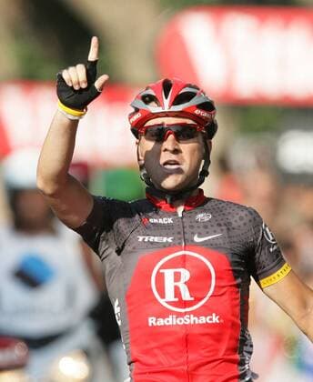 14.07.2010 Gap, Radsport 97. Tour de France 2010, 10. Etappe Chambery - Gap, Sergio PAULINHO POR RSH Etappensieger 10. Etappe o0 Jubel Freude