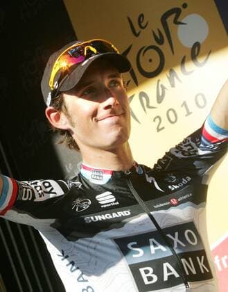 15.07.2010 Bourg-les Valence, Radsport 97. Tour de France 2010, 11. Etappe Sisteron - Bourg-les Valence, Andy SCHLECK LUX