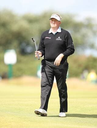 Golf - The British Open - St Andrews Colin Montgomerie of Scotland during the third day of the Open Golf Championships as St Andrews, Scotland. 