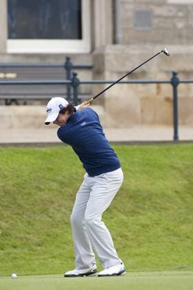 ST ANDREWS SCOTLAND. 17-07-2010. Rory McILROY from Northern Ireland in action during the third round of The Open Championship (also known as The British Open) played on The Royal and Ancient Old Course. xMitchellxGunnx  ActionPlus11071315 Content restricted for UK based newspaper