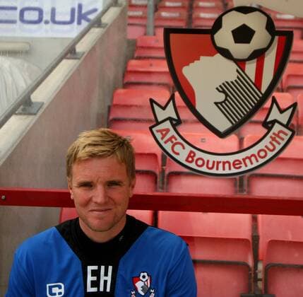 Football - Pre Season Friendly - AFC Bournemouth (red) vs Fulham FC (white) --- Bournemouth s Coach Eddie Howe 