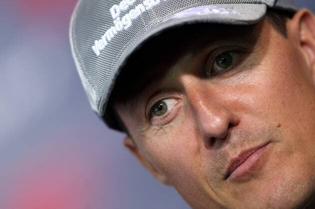 HOCKENHEIM,DEUTSCHLAND,22.JUL.10 - Formel 1 Grand Prix, GP von Deutschland, Vorberichte, Pressekonferenz. Bild zeigt Michael Schumacher (GER Mercedes GP). 