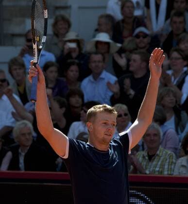 Tennis am Hamburger Rothenbaum, Finale: Sieger Andrey Golubev (KAZ) o0 Hamburg Jubel, Freude Sieg, Sieger