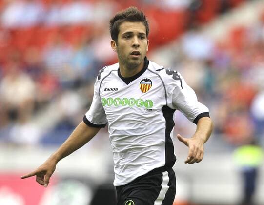 Jordi Alba RAMOS - FC Valencia - Fussball 1. Bundesliga, Testspiel am Sa. 31.07.2010 Hannover 96 - CF Valencia 1 -2