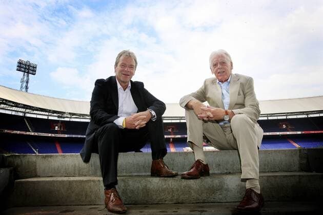 Manager Eric Gudde (L), Coach Leo Beenhakker (R) Feyenoord Rotterdam Eredivisie 2010 2011 xVIxJohnxdexPaterxIVx 151947