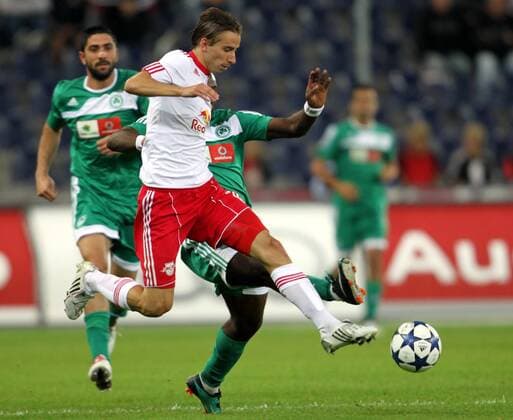 FUSSBALL - UEFA CL Quali, RBS vs Omonia SALZBURG,AUSTRIA,04.AUG.10 - FUSSBALL - UEFA Champions League Qualifikation, Red Bull Salzburg vs Omonia Nikosia. Bild zeigt Dusan Svento (RB). 