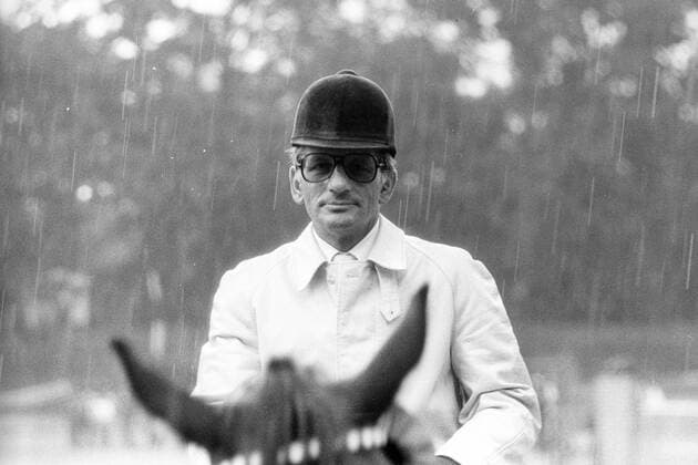Hans Günter Winkler (BR Deutschland) Pferdesport Herren 1976, Reiten, Reitsport, Springreiten, Springen, Einzelbild Aufnahmedatum geschätzt