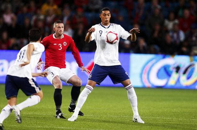 Norway (red) - France (white) 2-1: Guillaume Hoarau , France and Kjetil Waehler , Norge 