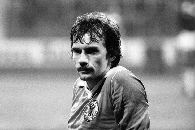 Jürgen Groh (BR Deutschland) Fußball Länderspiel Herren Nationalmannschaft 1980 Porträt Aufnahmedatum geschätzt Enttäuschung,