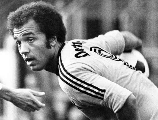 Erwin Kostedde (BVB) Fußball 1. BL Herren Saison 1976 1977, Borussia Dortmund, BVB, Aufnahmedatum geschätzt Einzelbild Dortmund