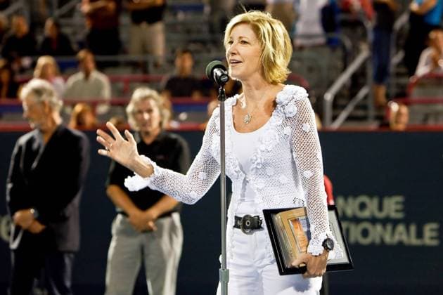 Chris Evert (USA) - Hall of Fame Induction ---- Rogers Cup, Montreal, Canada -  - ZUMAq79
