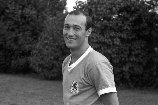 Hans Rebele (1860) Fußball 1. BL Herren Saison 1967 1968, TSV 1860 München, Präsentation, Pressetermin, Porträttermin Porträt Aufnahmedatum geschätzt München