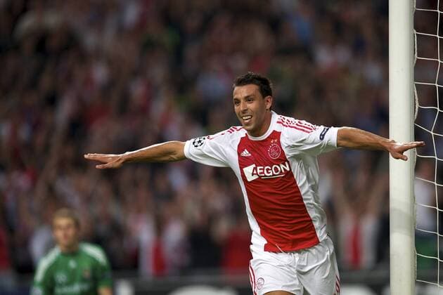 Mounir El Hamdaoui - AFC Ajax Amsterdam (white) vs. Dinamo Kiev (blue) - Kiev Play-offs Champions League 2010 2011 xVIxwjxdijkdrentxIVx 164212 o0 Jubel, Freude,