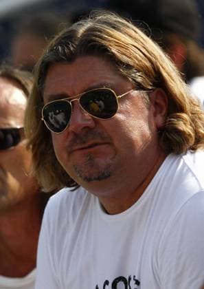 US Open 2010, New York,ITF Grand Slam Tennis Tournament . Stanislas Wawrinka s (SUI) Trainer Peter Lundgren (SWE)