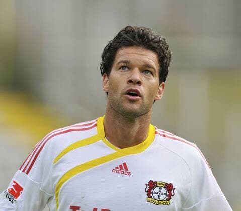 3.9.2010, Fussball-Bundesliga, Testspiel in Wuppertal Bayer 04 (weiss) Leverkusen- FC Schalke 04 ( blau) 4:0 --- Michael BALLACK