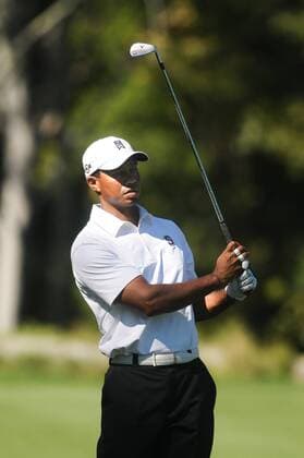 Sep. 04, 2010 - Norton, Massachusetts, United States of America - TIGER WOODS (USA) on the 13th hole during the second round of the Deutsche Bank Championship at the TPC Boston. - ZUMAq39