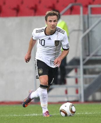 Qualifikation zur U 21 - EM, Deutschland - Nordirland 3-0, v.l. Mario Götze, Deutschland U 21,