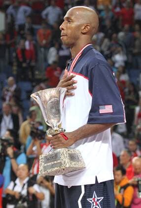 Chauncey BILLUPS (USA), World Champion --- --- Turkey vs USA Day 16 of the 2010 FIBA World Championship in Istanbul, Turkey, 12 September 2010, Final -  o0 Sieg Trophäe Pokal Objekte Weltmeister