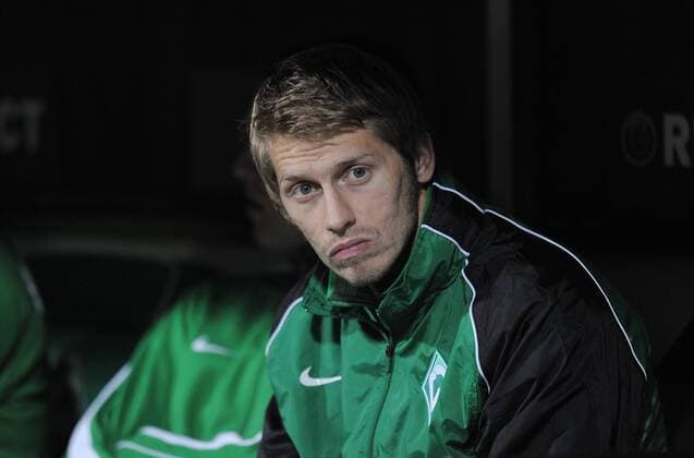 FUSSBALL CHAMPIONS LEAGUE SAISON 2010 2011 GRUPPE A SV Werder Bremen - Tottenham Hotspur 14.09.2010 Aaron Hunt (SV Werder Bremen) nur auf der Bank 