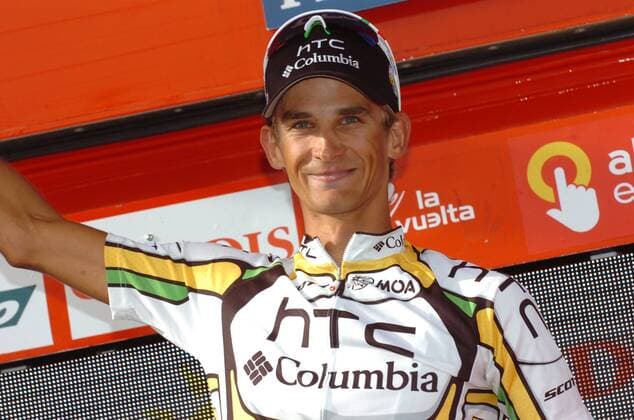 Vuelta a Espana 2010, 17. Etappe, Penafiel - Penafiel: Peter Velits (Htc - Columbia) gewinnt die 17. Etappe -  o0 Etappensieger Jubel Freude