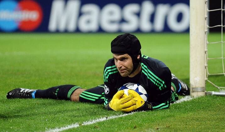 MSK Zilina (yelllow) vs. Chelsea FC London (blue) - peter cech -  20100915LUK001