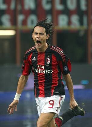 FILIPPO INZAGHI - AC Mailand (rot) - Catania Calcio -