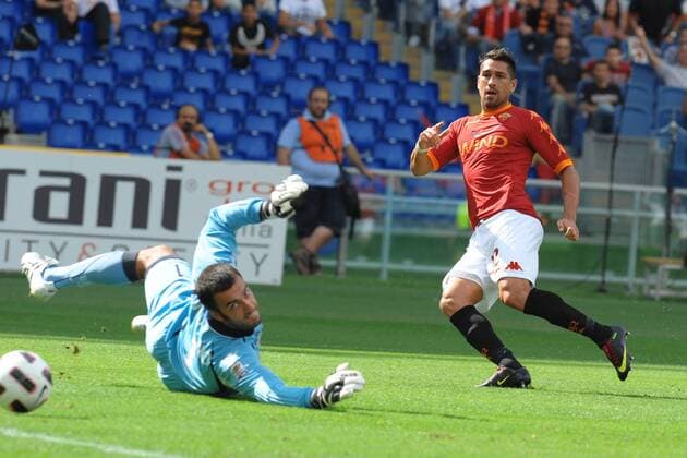 Tor durch Marco Borriello (Rom) - AS Rom vs FC Bologna AntoniettaxBaldassarre