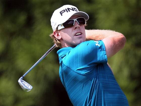 Sept. 23, 2010 - Atlanta, USA - 100923 Atlanta - Early first round leader Hunter Mahan USA tees off on the par-3 second hole in The Tour Championship at East Lake Golf Club in Atlanta on Thursday, Sept. 23, 2010. . - ZUMAaj1 Fed Ex Fedexcup