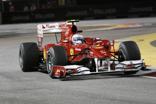 Formel 1, GP von Singapore, 25.09.10 Fernando Alonso, Scuderia Ferrari,