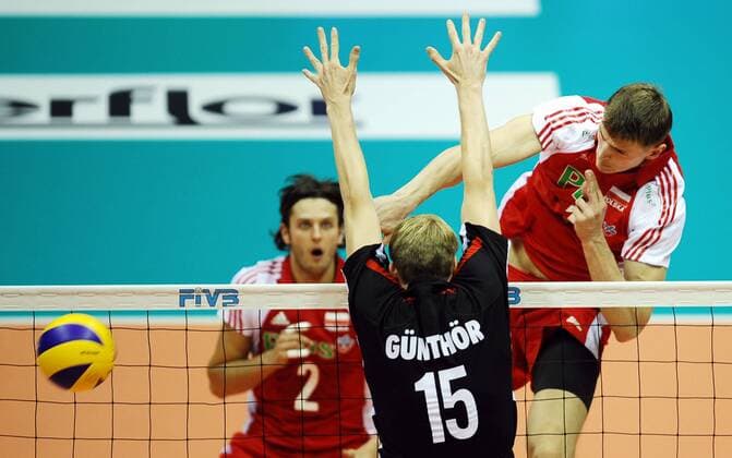 TRIEST, Volleyball WM, Polen vs. Deutschland - PIOTR NOWAKOWSKI (re.)  20100926LUK209