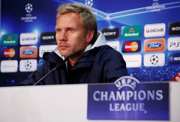 27.09.2010 Schweiz Fussball Champions League Pressekonferenz mit Trainer Thorsten Fink (FC Basel) 