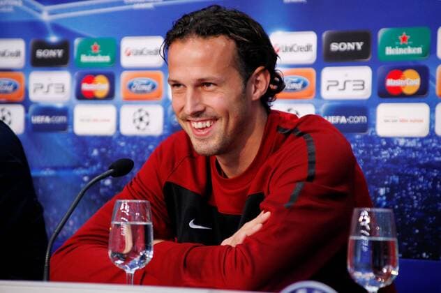 27.09.2010 Schweiz Fussball Champions League Pressekonferenz mit Marco Streller (FC Basel) 