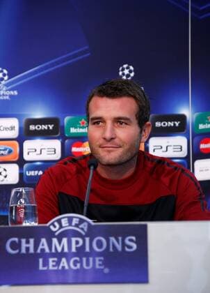 27.09.2010 Schweiz Fussball Champions League Pressekonferenz mit Alexander Frei (FC Basel) 