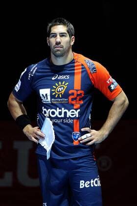 Montpellier HB (blau) - HSV Hamburg (weiß), Nikola Karabatic (Montpellier) 