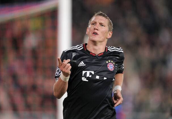 FUSSBALL CHAMPIONS LEAGUE 2010 2011, FC Basel - FC Bayern München 1:2, am 28.09.2010, Bastian Schweinsteiger (Bayern) -  o0 Jubel, Freude