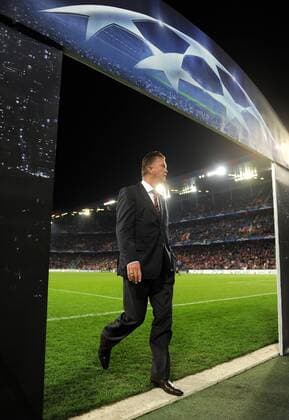 FUSSBALL CHAMPIONS LEAGUE 2010 2011, FC Basel - FC Bayern München 1:2, am 28.09.2010, Trainer Louis van Gaal (FC Bayern) 