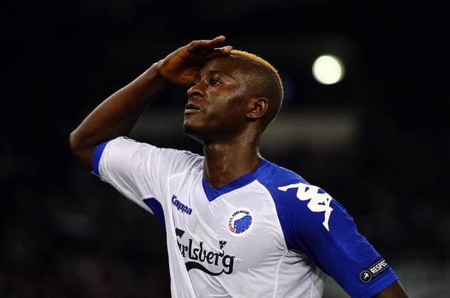 Champions League - Dame N doye , FC Kopenhagen - Jubel  o0 Jubel Freude