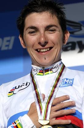 Geelong, 02 10 2010 CYCLING 2010 UCI ROAD WORLD CHAMPIONSHIPS MELBOURNE Giorgia Bronzini (ITA) - Weltmeisterin 2010 - xVereeckenxNicoxPHOTONEWS  o0 Gold, Medaille, Goldmedaille Jubel, Freude Sieg, Sieger