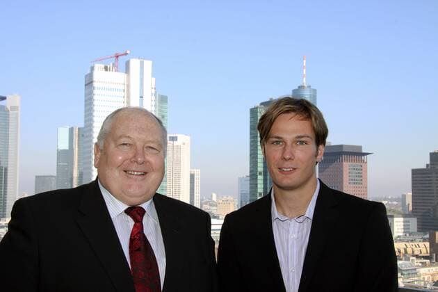 Pressekonferenz zum Sportpresseball 2010, Kurt Gaugler (Vorstand Bundesligastiftung, L) o0 Funktionär KRUX Presseball