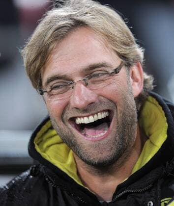 FUSSBALL 1. BUNDESLIGA SAISON 2010 2011, 1. FC Köln - Borussia Dortmund (BVB), Trainer Jürgen Klopp (BVB)  o0 Jubel, Freude
