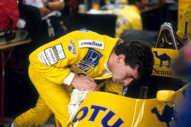 Ayrton Senna (Brasilien Lotus)