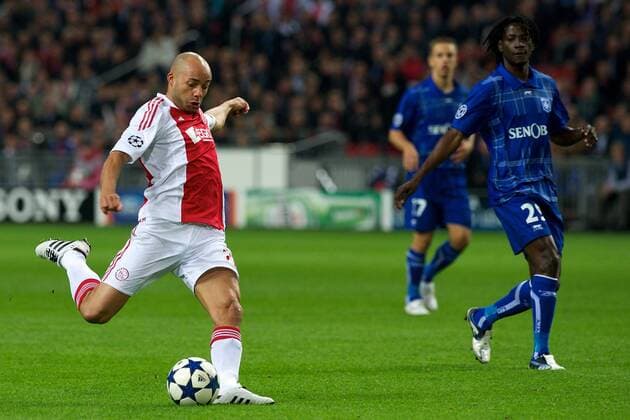 Demy de Zeeuw li. Ajax - Ajax Amsterdam vs AJ Auxerre Champions League 2010 2011 xVIxOrangexPicturesxIVx 190532