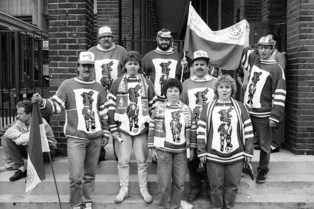 Fans des 1. FC Kaiserslautern o0 Vsw, Köln, Fan, Zuschauer, Fangruppe
